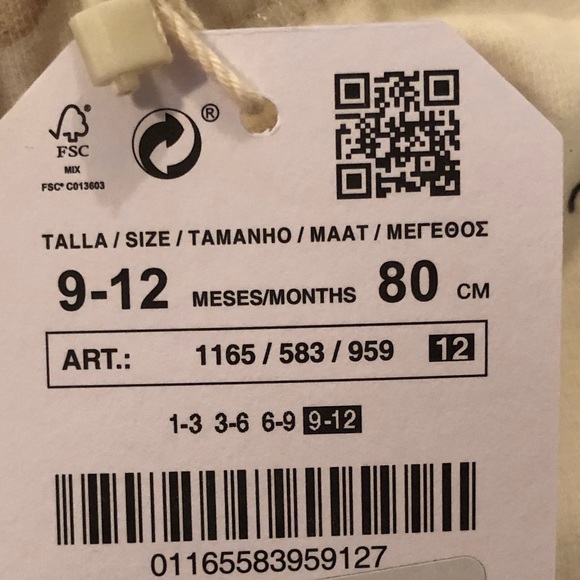 🐻 Zara mini 9-12 months adorable bear outfit set - Picture 6 of 7